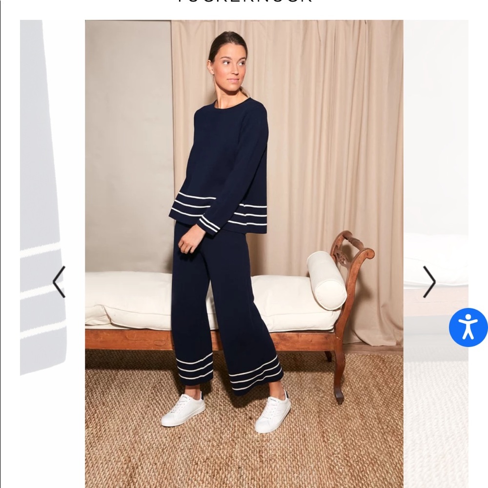 Navy Olympia Knit Pant TUCKERNUCK